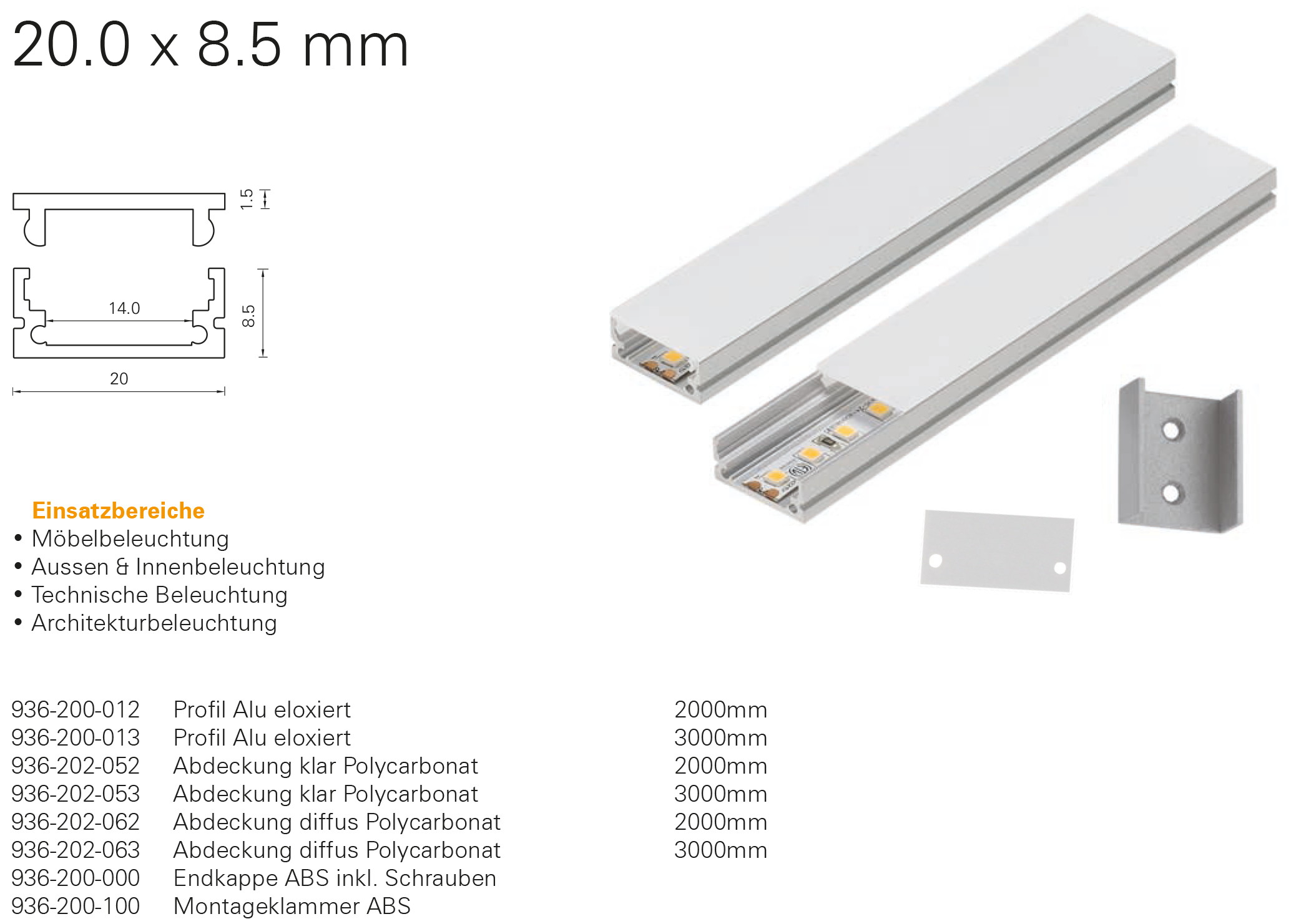 LEDDOC: Aluminium Profile